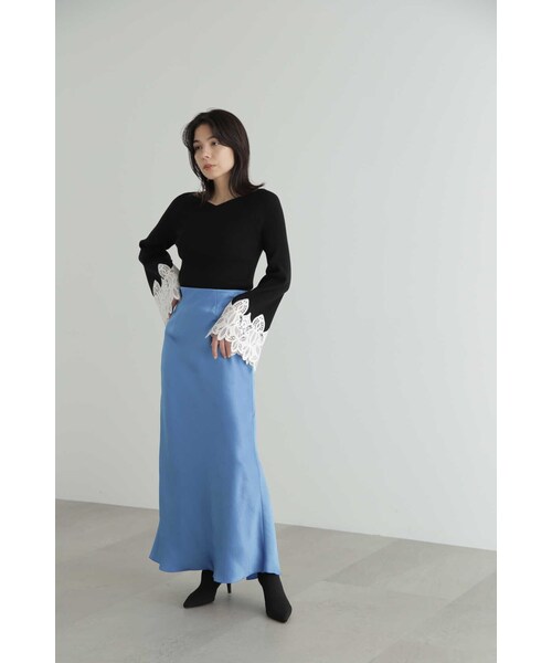 julius ベルスリーブニット セール☆1690円→990円 ベルスリーブニットトップス レディース