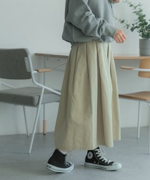 FORK&SPOON ツイルタックスカート