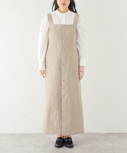 JANE SMITH / JOHN SMITH（ジェーンスミスジョンスミス）の「【JANE SMITH/ジェーンスミス】 ORGANIC COTTON JUMPER SKIRT：ワンピース（ワンピース・レディース・ベージュ・38）」の18枚目の写真