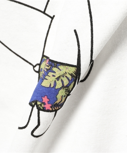 coen（コーエン）の「PARKIES(パーキーズ）ビーチTシャツ（Tシャツ/カットソー・メンズ・ネイビー/ライトブルー・LARGE/X-LARGE/SMALL/MEDIUM）」の9枚目の写真