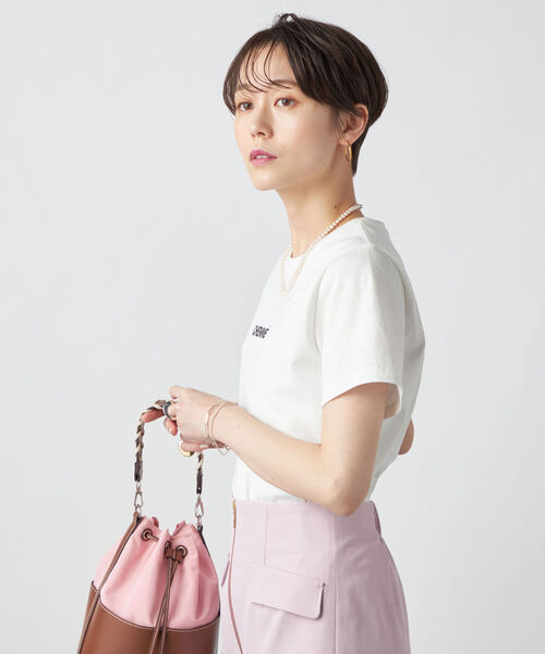 NOLLEY’S Sophi（ノーリーズソフィ）の「ベーシックロゴTシャツ（Tシャツ/カットソー・レディース・チャコールグレー/オフホワイト/ホワイト系その他4・38）」の17枚目の写真