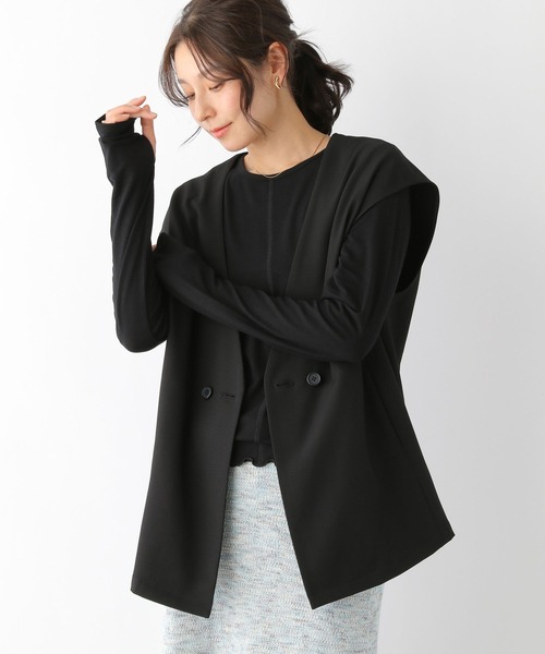 LEPSIM（レプシィム）の「シアーレイヤードカットソー　182200（Tシャツ/カットソー・レディース・ブラック/オフホワイト/イエロー・FREE）」の3枚目の写真