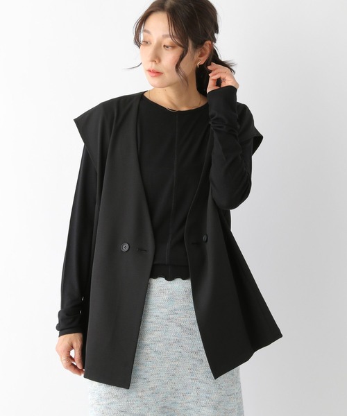 LEPSIM（レプシィム）の「シアーレイヤードカットソー　182200（Tシャツ/カットソー・レディース・ブラック/オフホワイト/イエロー・FREE）」の20枚目の写真