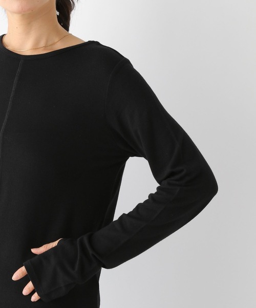 LEPSIM（レプシィム）の「シアーレイヤードカットソー　182200（Tシャツ/カットソー・レディース・ブラック/オフホワイト/イエロー・FREE）」の21枚目の写真