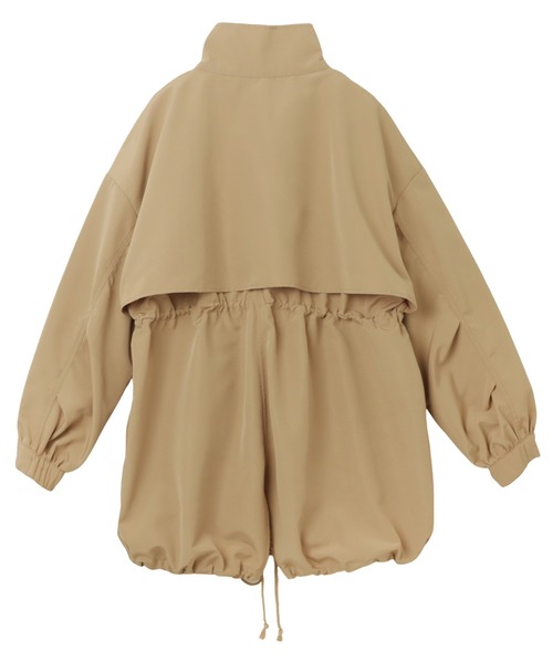 andme（アンドミー）の「スタンドカラーマウンテンパーカー（マウンテンパーカー・レディース・カーキ/アイボリー/ブラック/ベージュ・M）」の17枚目の写真