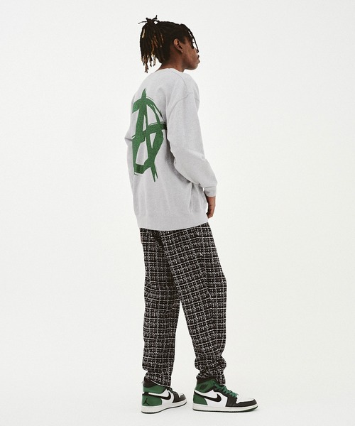 NOISE MAKER（ノイズメーカー）の「バックプリントビッグシルエットスウェット【グレー】（スウェット・メンズ・グレー・MEDIUM/LARGE/X-LARGE）」の6枚目の写真