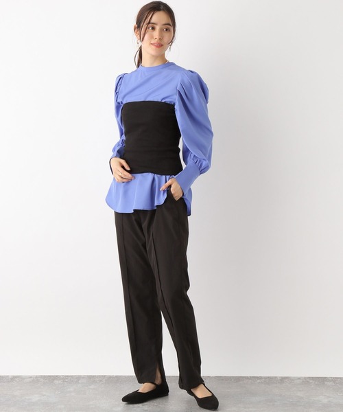 LEPSIM（レプシィム）の「カットビスチェ　187447（チューブトップ・レディース・ブラック/イエロー系その他・FREE）」の3枚目の写真