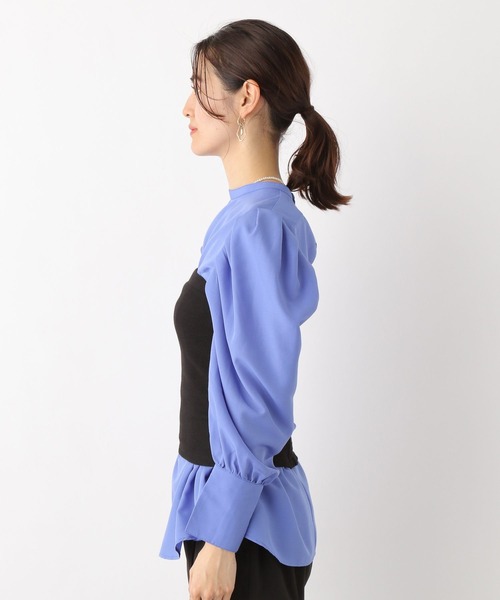 LEPSIM（レプシィム）の「カットビスチェ　187447（チューブトップ・レディース・ブラック/イエロー系その他・FREE）」の12枚目の写真