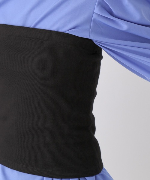 LEPSIM（レプシィム）の「カットビスチェ　187447（チューブトップ・レディース・ブラック/イエロー系その他・FREE）」の16枚目の写真