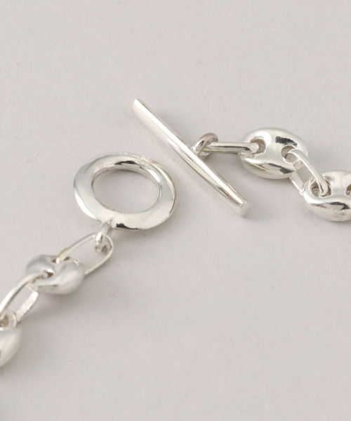 セール】【SYMPATHY OF SOUL】Gu chain T bar ブレスレット（シルバー