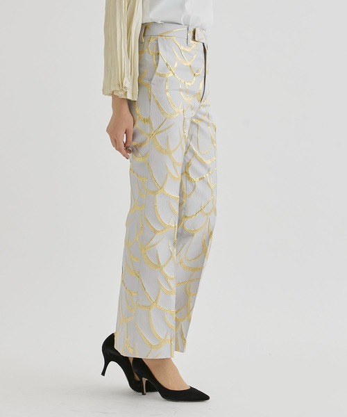TOGA(トーガ)の「【TOGA/トーガ】Polyester jacquard pants/ポリエステルジャガードパンツ(その他パンツ・レディース・ブルー/ゴールド/ブラック・34)」の17枚目の写真