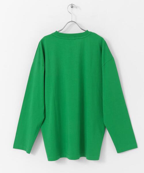 ITEMS URBANRESEARCH（アイテムズ アーバンリサーチ）の「シルケットコットン ロングスリーブTシャツ（Tシャツ/カットソー・メンズ・ブラック/グレー/オフホワイト/グリーン・MEDIUM/LARGE）」の15枚目の写真