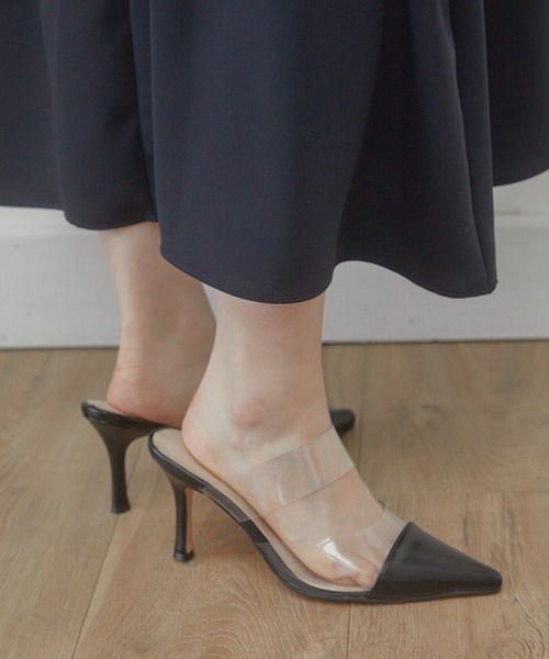 ACYM（アシーム）の「Clear color nudy パンプス（パンプス・レディース・ブラック/ホワイト・SMALL/MEDIUM/LARGE）」の3枚目の写真