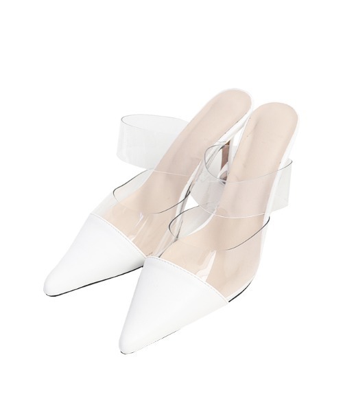 ACYM（アシーム）の「Clear color nudy パンプス（パンプス・レディース・ブラック/ホワイト・SMALL/MEDIUM/LARGE）」の5枚目の写真