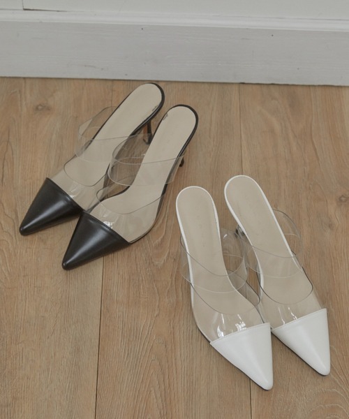 ACYM（アシーム）の「Clear color nudy パンプス（パンプス・レディース・ブラック/ホワイト・SMALL/MEDIUM/LARGE）」の11枚目の写真