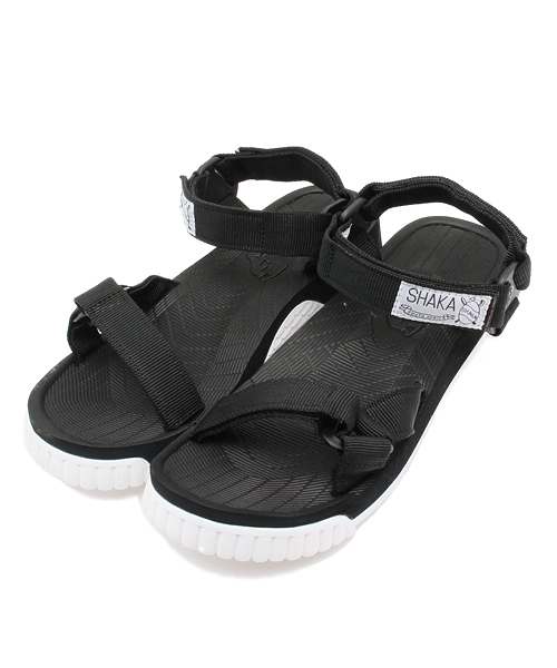 SHAKA(シャカ)の「SHAKA mono camper(サンダル・メンズ・ブラック/ホワイト・7/8/9)」の2枚目の写真