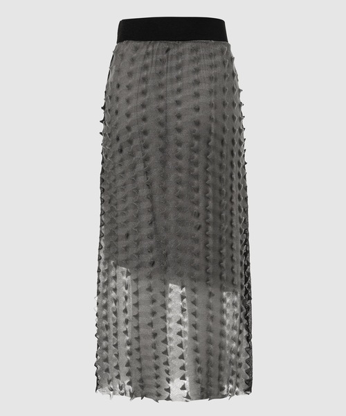 OPEN SESAME CLUB（オープンセサミクラブ）の「sorbet tight skirt（スカート・レディース・グリーン/クリーム/ブラック・FREE）」の4枚目の写真