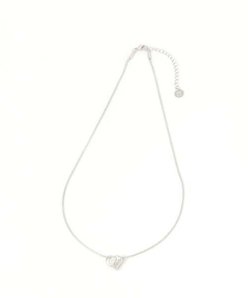 niko and...（ニコアンド）の「メタルハートトップネックレス（ネックレス・レディース・イエロー/グレー・0）」の3枚目の写真