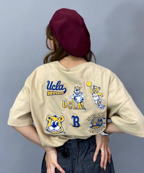 ANTIBAL（アンティバル）の「ANTIBAL/アンティバル Tシャツ 232AN2ST070（Tシャツ/カットソー・レディース・ベージュ/ネイビー/ホワイト・FREE）」の9枚目の写真