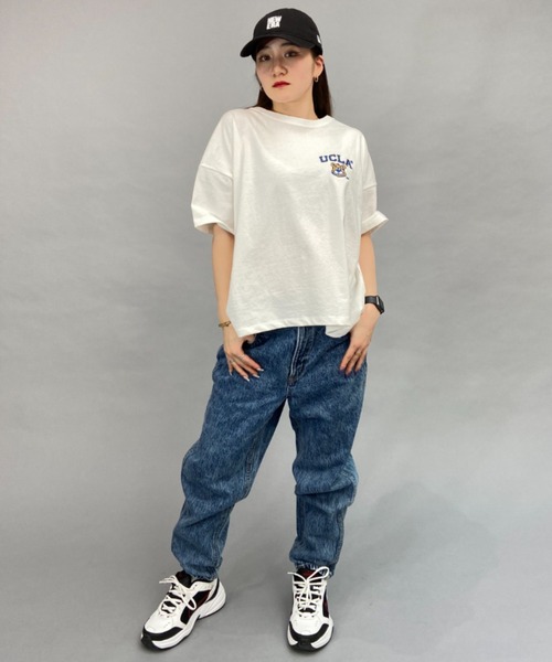 ANTIBAL（アンティバル）の「ANTIBAL/アンティバル Tシャツ 232AN2ST070（Tシャツ/カットソー・レディース・ベージュ/ネイビー/ホワイト・FREE）」の12枚目の写真