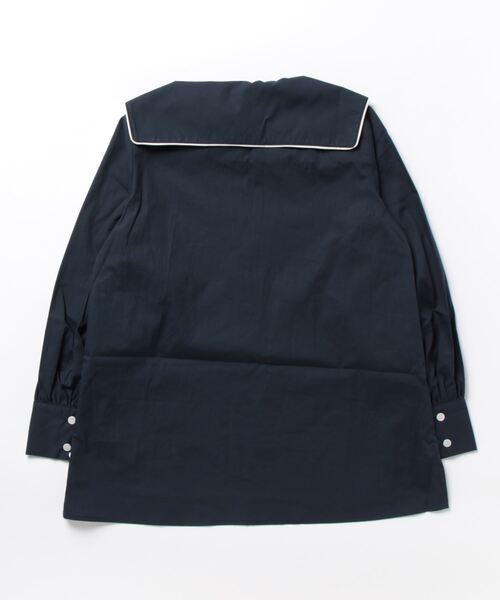 Le temps riche（ルタンリッシュ）の「【販売終了】セーラーカラーリボンブラウス　＜Le temps riche＞（シャツ/ブラウス・レディース・ネイビー/ブルー・L/S/M/LL）」の15枚目の写真