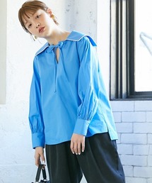 Le temps riche | セーラーカラーリボンブラウス　＜Le temps riche＞(シャツ/ブラウス)