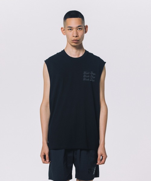 ROTTWEILER（ロットワイラー）の「THREE LINE CUTOFF TEE（Tシャツ/カットソー・メンズ・ホワイト/ブラック・S/M/L/XL）」の2枚目の写真