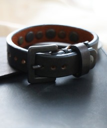 An+u | 姫路オイルレザー ベルト バングル(バングル/リストバンド)