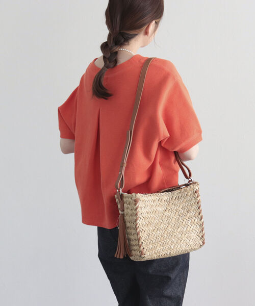 fredy emue(フレディエミュ)の「2wayスクエアカゴショルダーバッグ(ショルダーバッグ・レディース・キャメル/シルバー・FREE)」の5枚目の写真