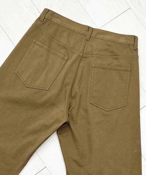 KIIT(キート)の「KIIT キート / SENTER SLIT PANTS センタースリットパンツ / KIP-P93B-005(チノパンツ・メンズ・カーキ/チャコール・1/2/3)」の7枚目の写真