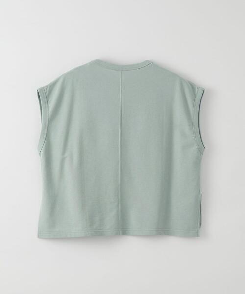 CITEN（シテン）の「＜CITEN＞ボックスシルエット ノースリーブトップ（Tシャツ/カットソー・レディース・ダークブラウン/ライトブルー/ブラック/ホワイト・FREE）」の17枚目の写真