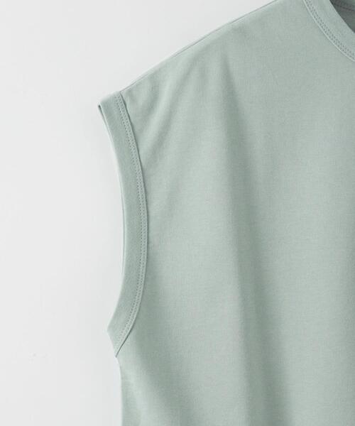 CITEN（シテン）の「＜CITEN＞ボックスシルエット ノースリーブトップ（Tシャツ/カットソー・レディース・ダークブラウン/ライトブルー/ブラック/ホワイト・FREE）」の19枚目の写真