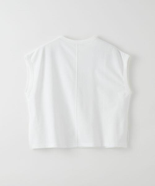 CITEN（シテン）の「＜CITEN＞ボックスシルエット ノースリーブトップ（Tシャツ/カットソー・レディース・ダークブラウン/ライトブルー/ブラック/ホワイト・FREE）」の8枚目の写真