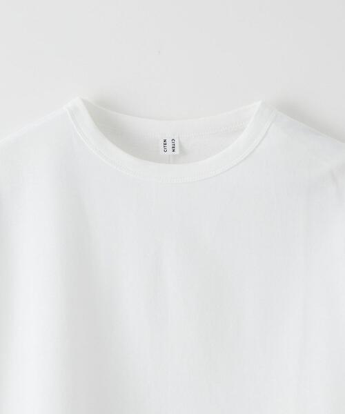 CITEN（シテン）の「＜CITEN＞ボックスシルエット ノースリーブトップ（Tシャツ/カットソー・レディース・ダークブラウン/ライトブルー/ブラック/ホワイト・FREE）」の9枚目の写真