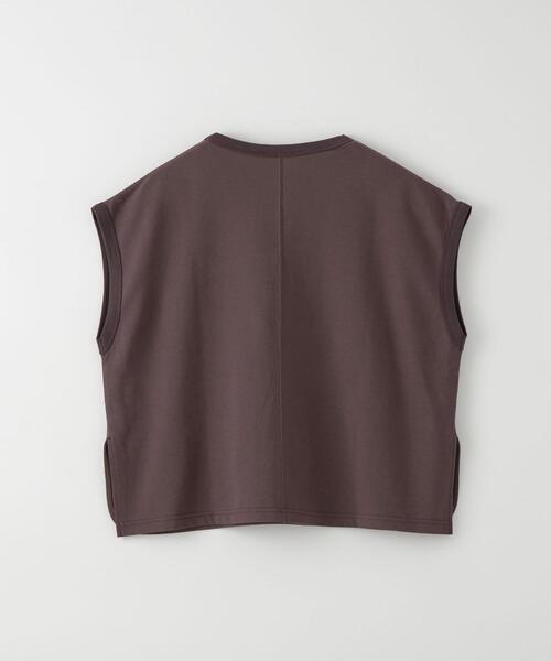 CITEN（シテン）の「＜CITEN＞ボックスシルエット ノースリーブトップ（Tシャツ/カットソー・レディース・ダークブラウン/ライトブルー/ブラック/ホワイト・FREE）」の15枚目の写真