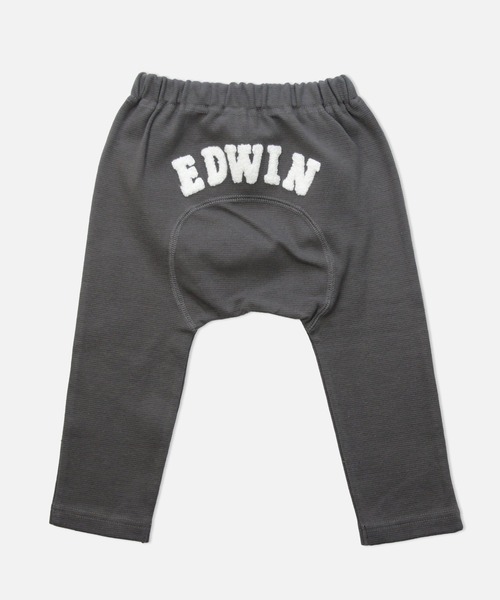 EDWIN（エドウィン）の「EDWIN/エドウイン ストレッチモンキーパンツ（その他パンツ・キッズ・ブラック/カーキ/サックスブルー/グレー/ブルー/ミント/マスタード/モカ/オレンジ/ネイビー/ベージュ/パープル/ピンク/ホワイト・100cm/90cm/80ｃｍ）」の4枚目の写真