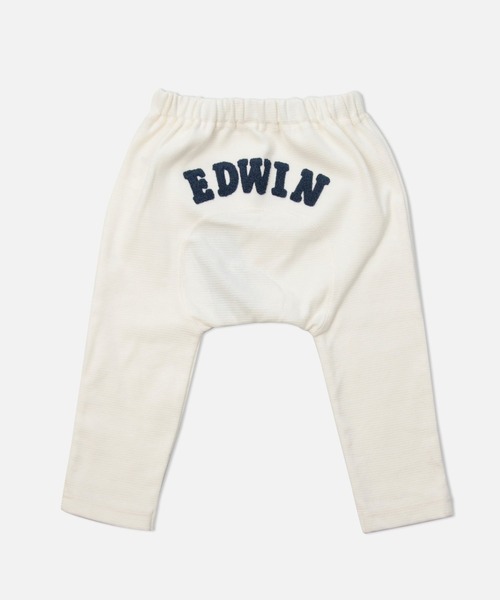 EDWIN（エドウィン）の「EDWIN/エドウイン ストレッチモンキーパンツ（その他パンツ・キッズ・ブラック/カーキ/サックスブルー/グレー/ブルー/ミント/マスタード/モカ/オレンジ/ネイビー/ベージュ/パープル/ピンク/ホワイト・100cm/90cm/80ｃｍ）」の2枚目の写真