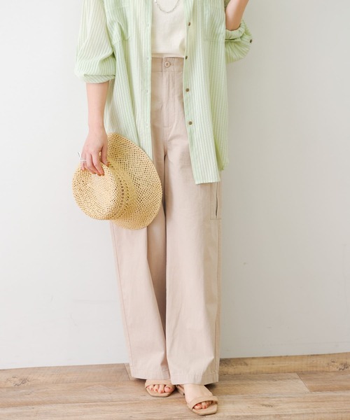 URBAN RESEARCH Sonny Label(アーバンリサーチサニーレーベル)の「ストレートカーゴパンツ(カーゴパンツ・レディース・カーキ/ベージュ・36/38)」の18枚目の写真