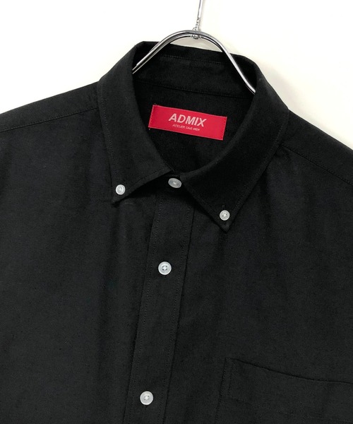 ADMIX/ATELIER SAB MEN(アドミックスアトリエサブメン)の「高密度コットンオックス / ルーズサイズ ボタンダウンシャツ(半袖)(シャツ/ブラウス・メンズ・ブラック/ホワイト/サックスブルー・48/50)」の11枚目の写真