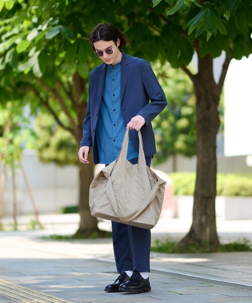 THE SHOP TK (ザ ショップ ティーケー )の「◆2WAYウォッシャブルナイロンビッグショルダーバッグ(ショルダーバッグ・メンズ・ベージュ/ブラック/チャコールグレー・00)」の22枚目の写真