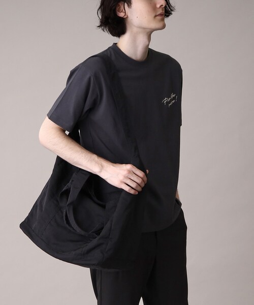 THE SHOP TK (ザ ショップ ティーケー )の「◆2WAYウォッシャブルナイロンビッグショルダーバッグ(ショルダーバッグ・メンズ・ベージュ/ブラック/チャコールグレー・00)」の15枚目の写真