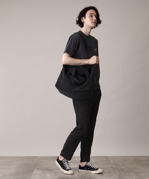 THE SHOP TK (ザ ショップ ティーケー )の「◆2WAYウォッシャブルナイロンビッグショルダーバッグ(ショルダーバッグ・メンズ・ベージュ/ブラック/チャコールグレー・00)」の18枚目の写真