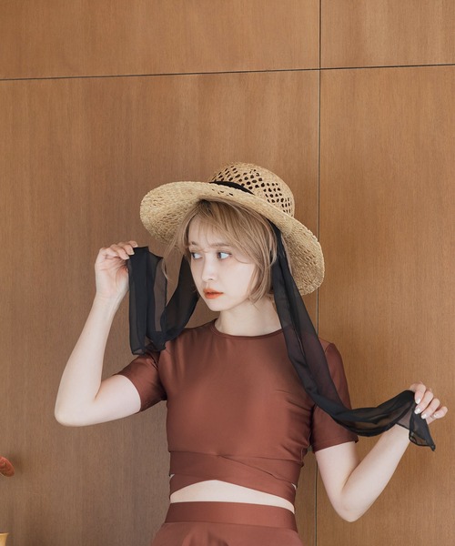 Dita Muaj.（ディータムアージュ）の「バックリボンセパレートワンピース ビキニ 水着（水着・レディース・チョコ/テラコッタ・M/L/XL）」の15枚目の写真