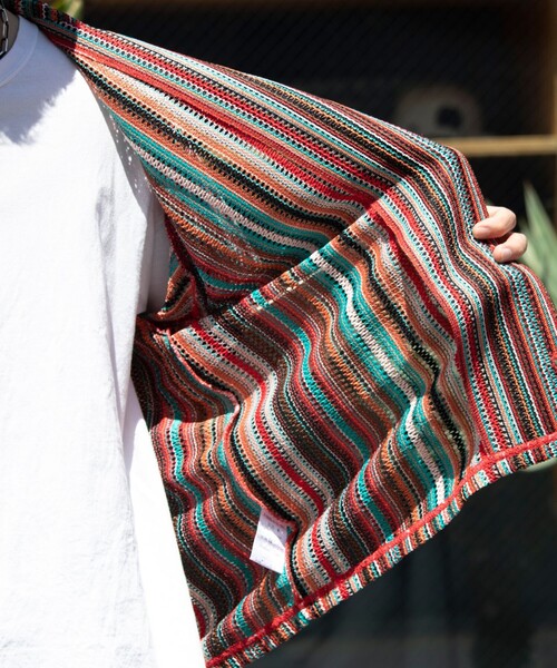 GLOSTER(グロスター)の「【GLOSTER/グロスター】バルファレース オープンカラーシャツ メッシュシャツ 透かし編み(シャツ/ブラウス・メンズ・ブルー系その他2/ピンク系その他/オレンジ系その他/ブルー系その他・S/M/L)」の16枚目の写真