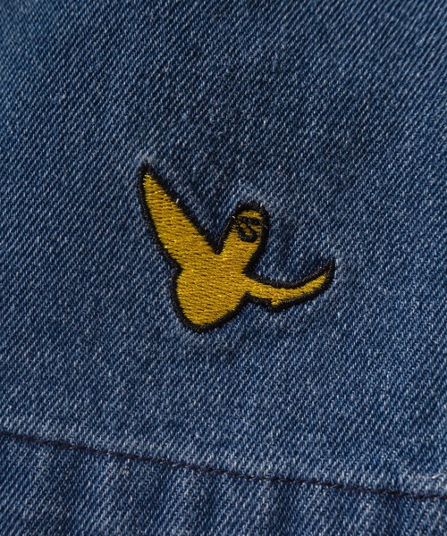 （What it isNt）ART BY MARKGONZALES（ワットイットイズント）の「【旧】×【(What it isNt) ART BY MARK GONZALES/ワットイズイズント マークゴンザレス】ピスネーム付デニムバギーショーツ/ウエストシャーリング（デニムパンツ・メンズ・ブラック/ダークインディゴブルー/ケミカルウォッシュ/ライトインディゴブルー・M/L/XL）」の6枚目の写真