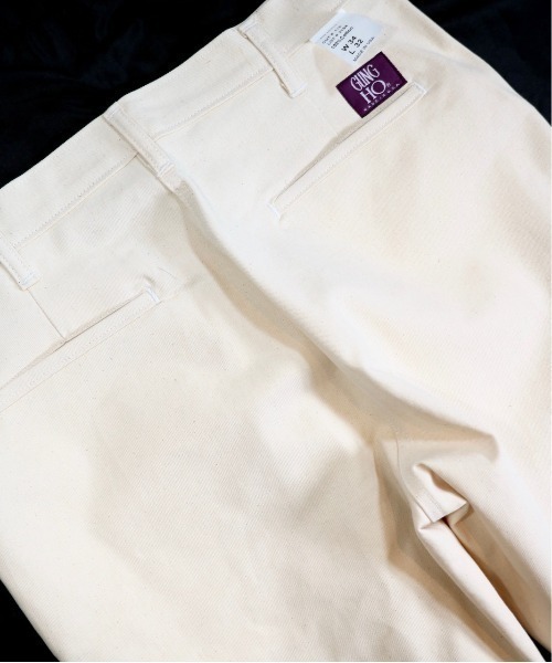 2AM(ツーエイエム)の「【GUNGHO/ガンホー】EASY CHINO PANT MADE IN USA チノパン イージーパンツ(チノパンツ・メンズ・ナチュラル/オリーブ/ブラック・34inch/36inch/38inch/32inch)」の14枚目の写真