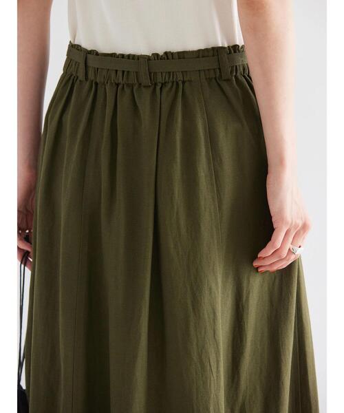 AMERICAN HOLIC(アメリカンホリック)の「リネンブレンドIラインスカート(スカート・レディース・ブラック/カーキ・S/M/L)」の15枚目の写真