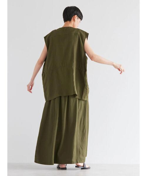 AMERICAN HOLIC(アメリカンホリック)の「リネンブレンドIラインスカート(スカート・レディース・ブラック/カーキ・S/M/L)」の17枚目の写真