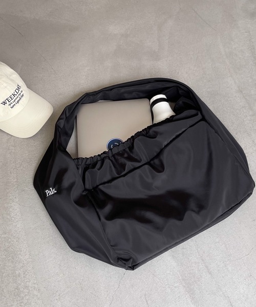 CANAL JEAN（キャナルジーン）の「choice_cnl(チョイス) "Pals."刺繍ショルダーバッグ（ショルダーバッグ・レディース・ベージュ/ブラック/チャコールグレー・ONE SIZE）」の5枚目の写真