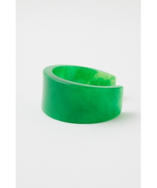 MOUSSY(マウジー)の「MARBLE BANGLE セット(バングル/リストバンド・レディース・イエロー/グリーン・FREE)」の3枚目の写真